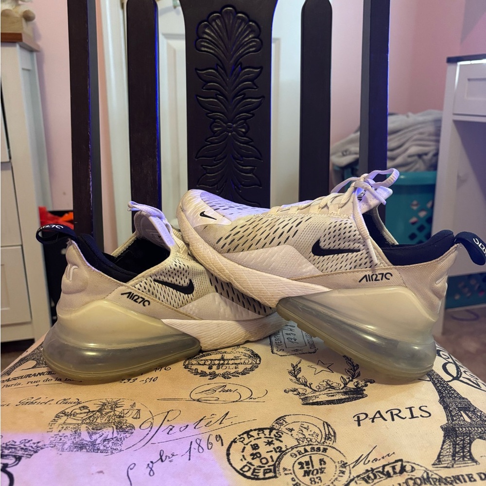Nike Air Max 270 Black and White Sneakers